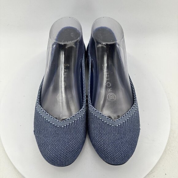 Rothy's The Flat Grey Textile Slip On Ballet Classic Comfort Women Shoes Sz 6.5 - Picture 3 of 13